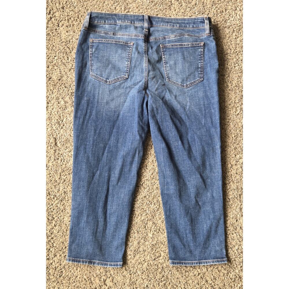 Chico's So Slimming Girlfriend Slim Leg Crop Jeans - Size 2P (US 12P) - Picture 2 of 7
